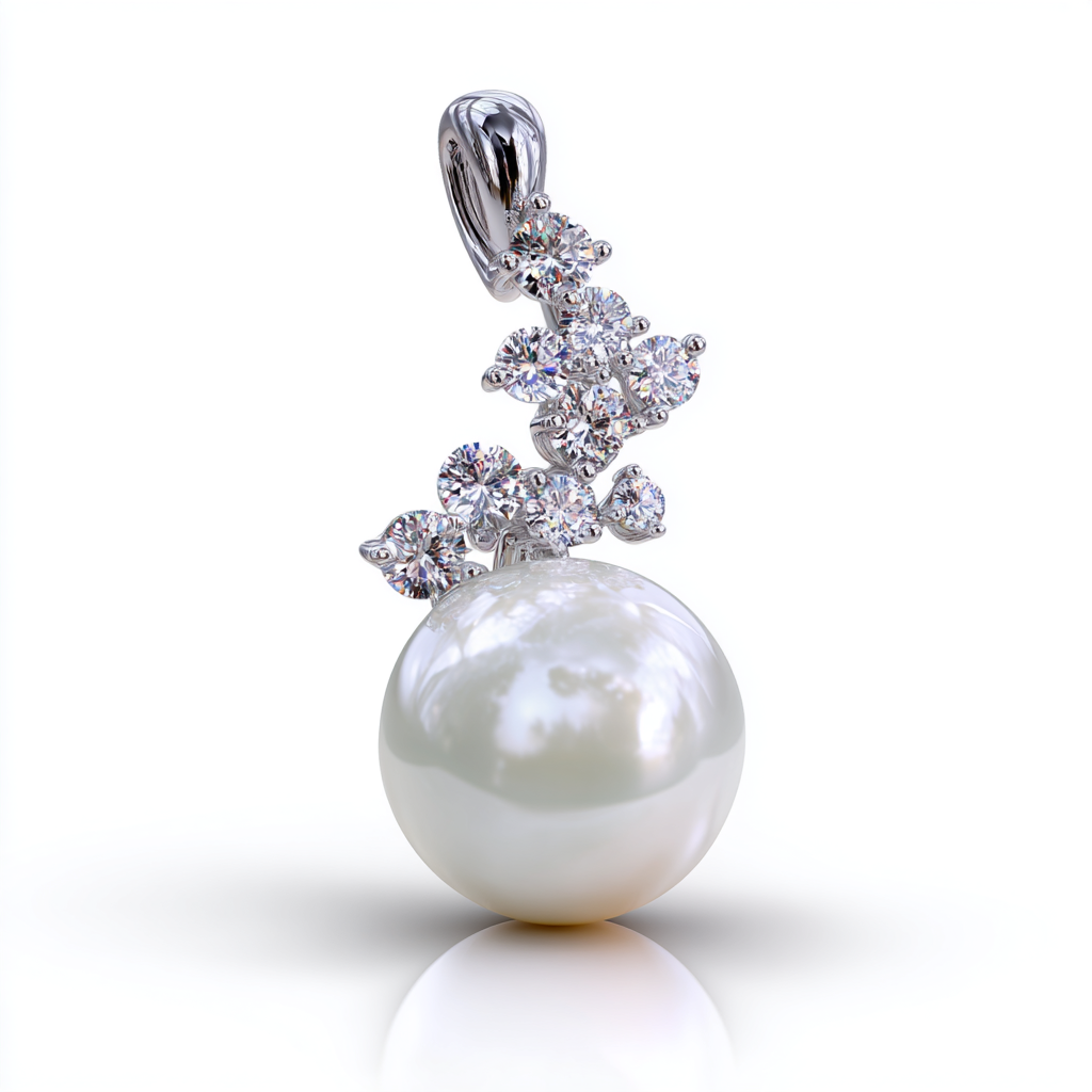 white Gold Diamond Earrings