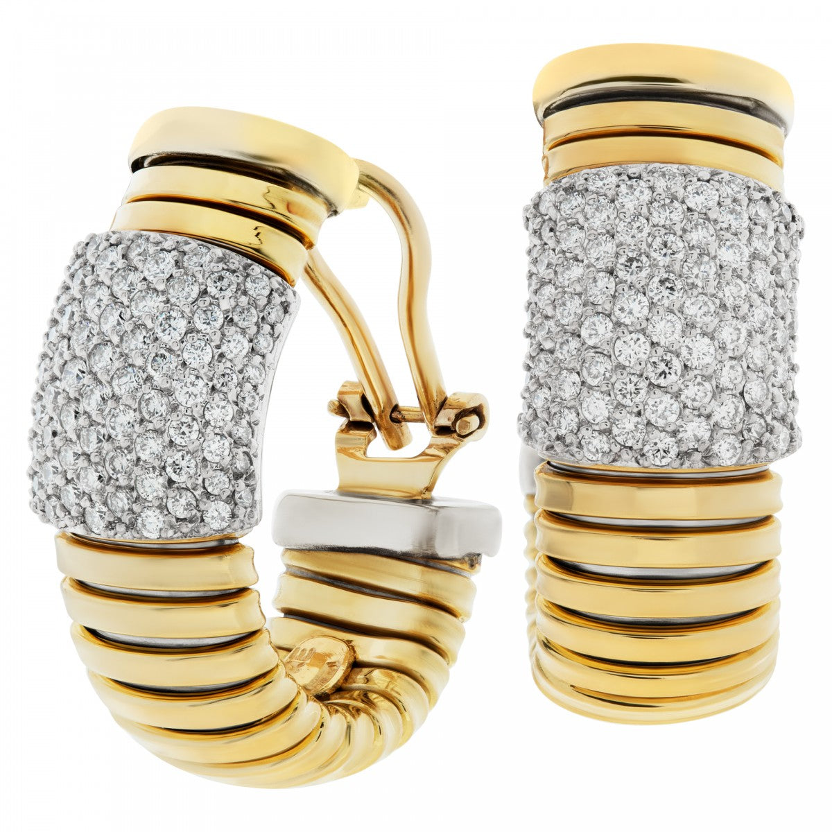 Gold Diamond Earring 2
