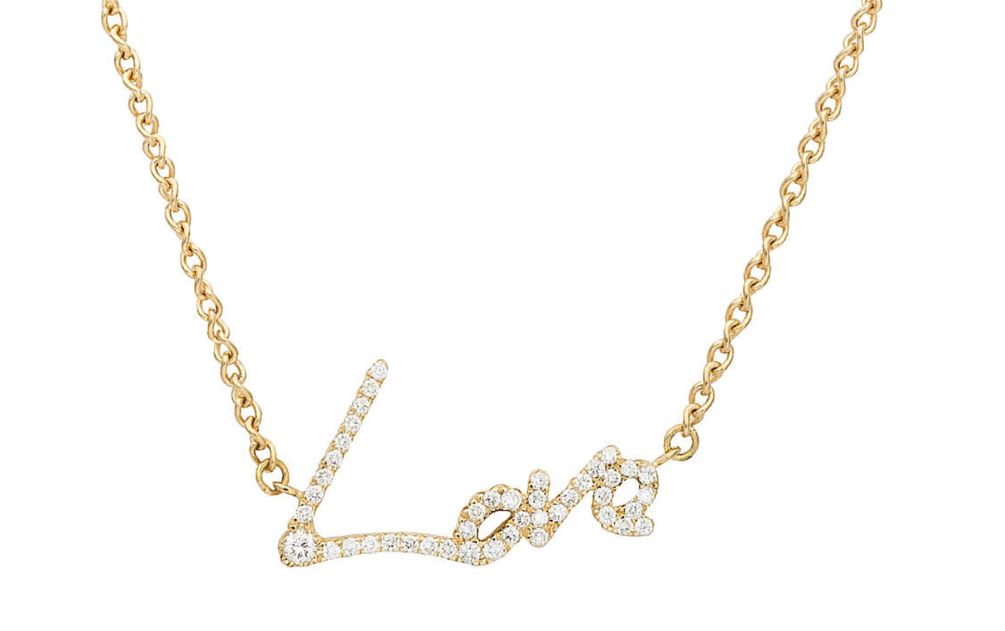 Gold Diamond Necklace 2