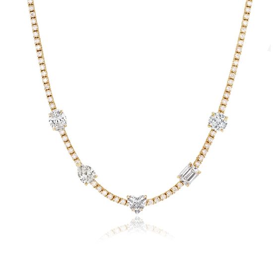 Gold Diamond Necklace