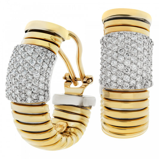 Gold Diamond Earring 2